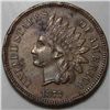 Image 1 : 1873 Indian Cent Open 3 AU