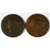 Image 1 : 1825 VF & 1826 VF LARGE CENTS
