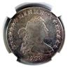Image 2 : 1798 large Eagle Bust $  NGC fine cleaned  est $1500-$1600