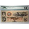 1859 $20 FARMERS BANK OF KENTUCKY FRANKFORT PMG 64 EPQ
