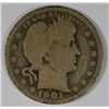 1901-O BARBER QUARTER AG