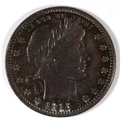 1915-D BARBER QUARTER VF/XF