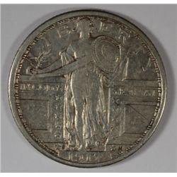 1917-S TYPE 1 STANDING LIBERTY QUARTER VF