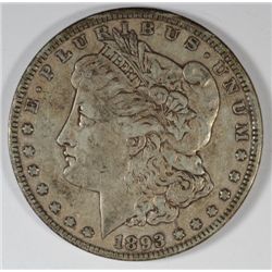 1893 MORGAN DOLLAR VF+