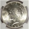 Image 2 : 1923 PEACE DOLLAR NGC UNC DETAILS