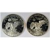 Image 2 : 2-IKE DOLLARS PROOFS (1973-S, 1977-S)