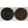 Image 2 : 1843 VF & 1845 FINE LARGE CENTS
