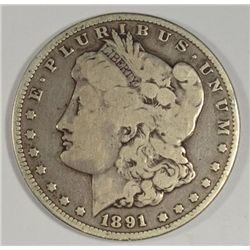 1891CC  Morgan $VG  est $85-$90