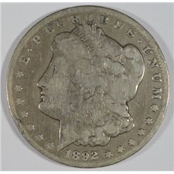 1892CC  Morgan $ VG  est $145-$150