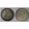 Image 1 : ( 2 ) NICE ORIGINAL 1921 MORGAN SILVER DOLLARS