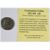 Image 1 : ANCIENT ROMAN COIN ATTRIBUTED TO THE RULE OF CONSTANTIUS GALLUS 351-354 A.D.