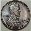 1920-S Lincoln Cent Near Gem Brown Unc. Sharp strike