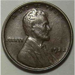 1922-D Lincoln Cent Well Struck XF