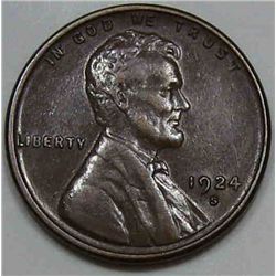 1924-S Lincoln Cent sharp XF-45