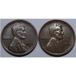 1926-D and 1926-S Lincoln Cents Sharp XF-45