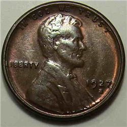 1927-S Lincoln Cent Lustrous Unc
