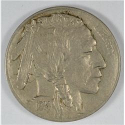 1914-D BUFFALO NICKEL XF+