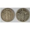 Image 1 : 1920-S FINE & 1927-S VG STANDING LIBERTY QUARTER