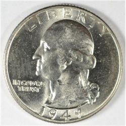 1949 WASHINGTON QUARTER UNC
