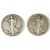 Image 1 : 1919 VG & 1919-D FINE WALKING LIBERTY HALF DOLLARS