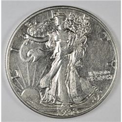 1938-D WALKING LIBERTY HALF DOLLAR FINE
