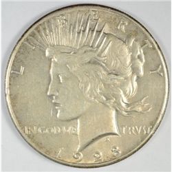 1928 PEACE DOLLAR VF+