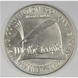 1987 CONSTITUTION DOLLAR UNC