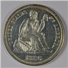 Image 1 : 1886 SEATED DIME PROOF 65 CAMEO! WOW! LOOK AT THIS COIN! FROM AN ESTATE!