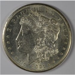 1921-S MORGAN DOLLAR MS63 BLAST WHITE