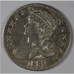 1831 BUST HALF DOLLAR AU53 NICE