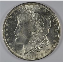 1891 MORGAN SILVER DOLLAR, MS-63+