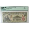 Image 1 : 1902 $10 NATIONAL CATSKILL, NY RED SEAL  PCGS F-VF 15