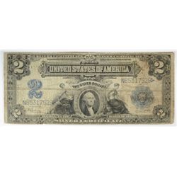 1899 $2 SILVER CERTIFICATE VG