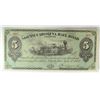 Image 2 : 1873 $5 SOUTH CAROLINA RAILROAD NOTE RCGS 65