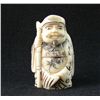Image 1 : Handcarved Ox Bone Netsuke Figure