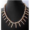 Image 1 : Genuine Pearl sticks and Peach Pearl Necklace