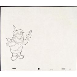 Animation The Flintstones Original Gather Up Drawing