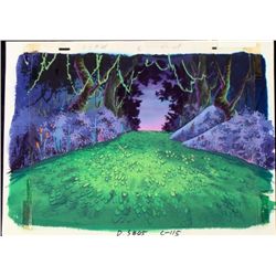 Cel Magical Forest Original Animation Background Art