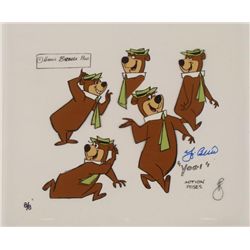 Yogi Bear Signed Original Ltd Model Cel Animation Art