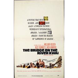 1963 The Bridge of the River Kwai Movie Poster