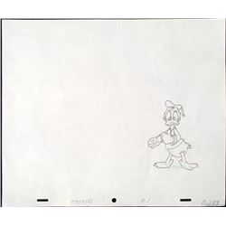 Drawing Called Upon Original Animation Donald Duck