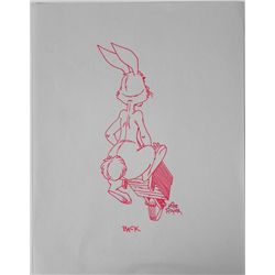 Winnie the Pooh Original Signed Drawing Mike Royer