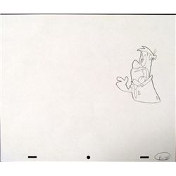 Drawing Animation Spaz Out Original The Flintstones