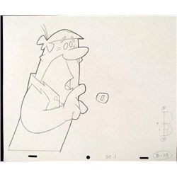 Production Stuttering Original Drawing The Flintstones