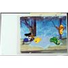 Image 1 : Original Bathing Shoes Animation Cel Printed Background