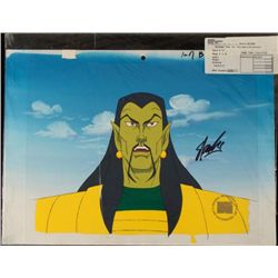 Orig Iron Man Bkgrd Animation Signed Stan Lee Cel Art
