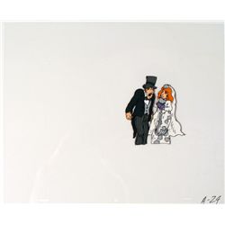 Sympathy Please Cel Original Bride and Groom Animation