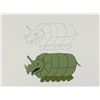 Image 2 : Herculoids Cel Didn't Do It Animation Drawing Original