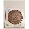 Image 1 : 1890-CC MORGAN SILVER DOLLAR