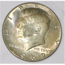 1969-D SILVER KENNEDY HALF DOLLAR *NICE EARLY SILVER HALF DOLLAR*!! HALF DOLLAR CAME OUT OF SAFE BOX